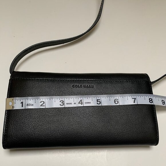 Cole Haan Black Leather Wallet/Crossbody - Picture 8 of 8